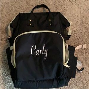 Customized Diaper book bag